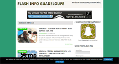 Desktop Screenshot of flashinfoguadeloupe.fr