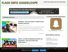 Tablet Screenshot of flashinfoguadeloupe.fr